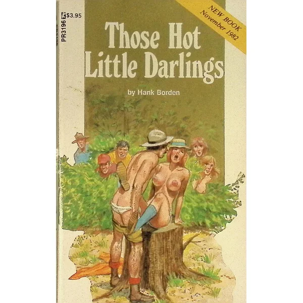 Those Hot Little Darlings by Hank Borden PR3196 November 1982 Greenleaf Classics Adult Paperback Novel 080625AMP