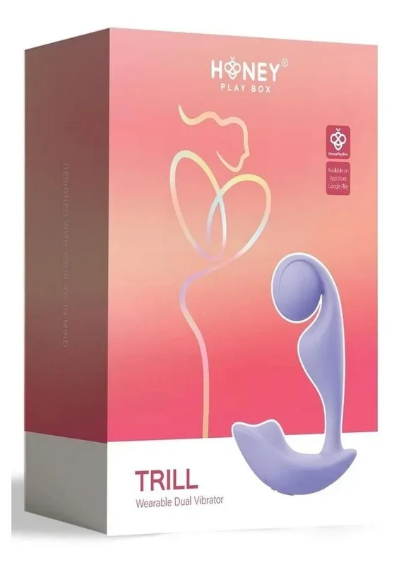 Trill Wearable Single Ball Rechargeable Silicone Dual Vibrator