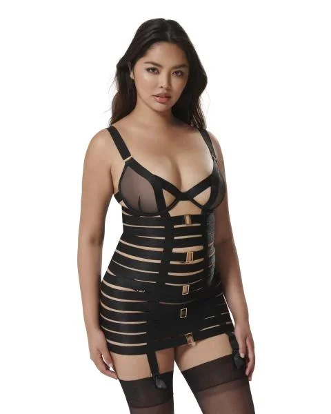 Trinity Longline Wired Basque – Black –