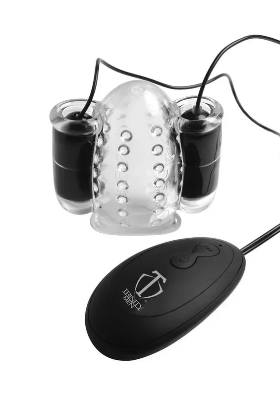 Trinity Men 20x Dual Vibrating Cock Teaser