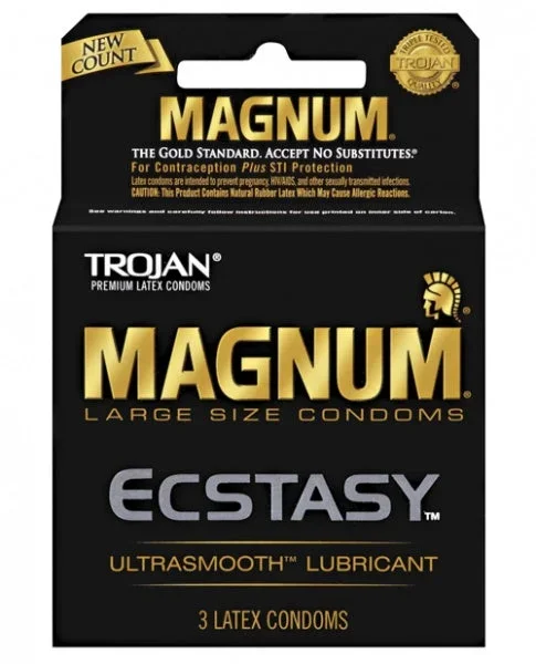 Trojan Magnum Ecstasy Condoms – Box of 3