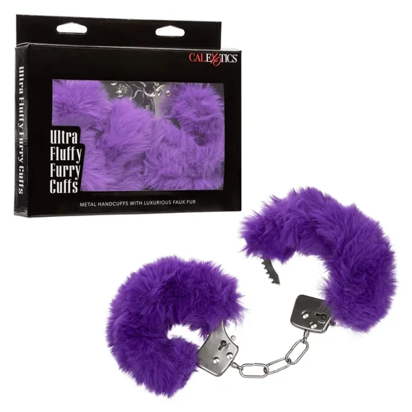 Ultra Fluffy Furry Cuffs – Purple
