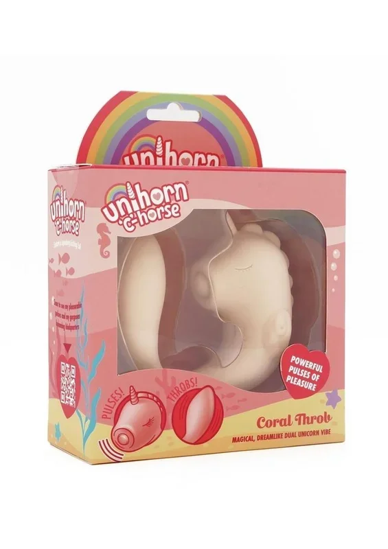 Unihorn Coral Throb C Horse Rechargeable Silicone Vibrator
