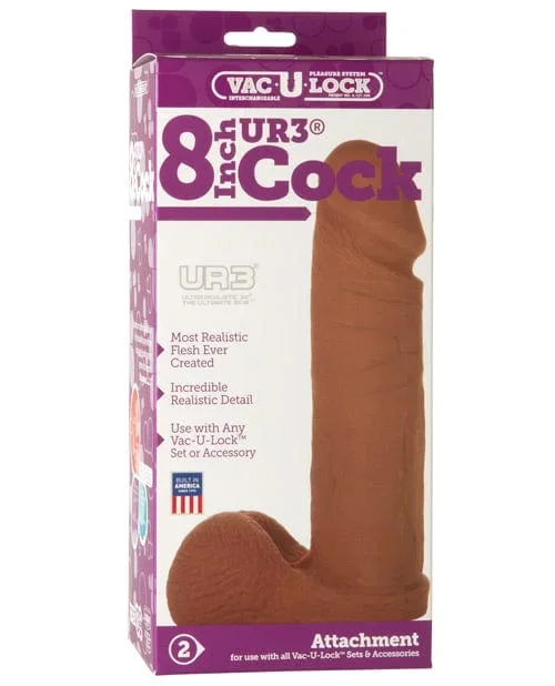 Vac-U-Lock 8″ Ultraskyn Cock Attachment