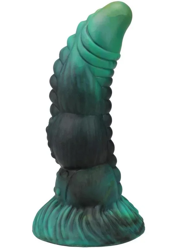 Vac-U-Lock Fantasy Fuckers Green Serpent Silicone Dildo