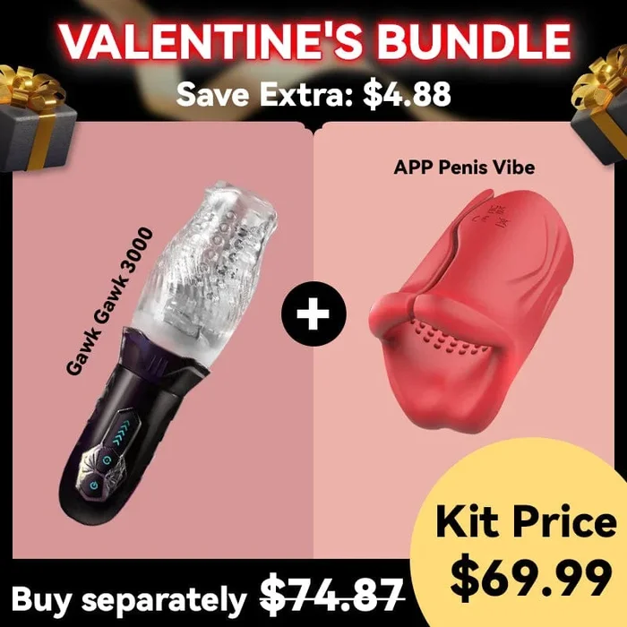 [Valentine’s Steal] 6.52% Off – Gawk Gawk 3000 & Lip Penis Vibrator