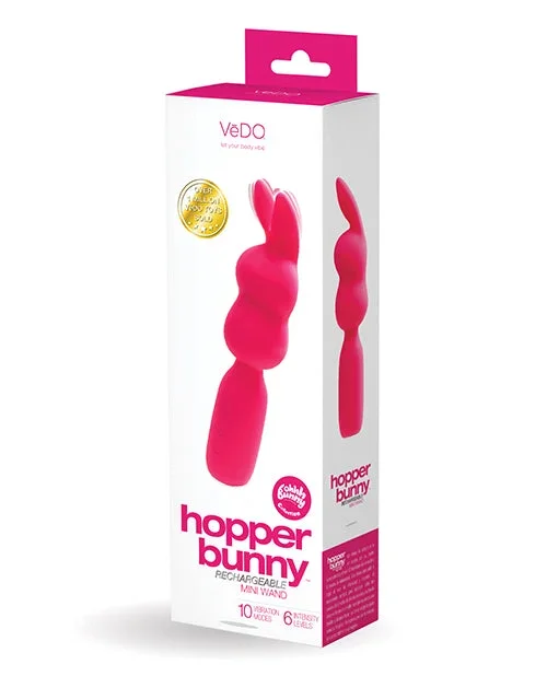 VeDO Hopper Bunny Rechargeable Mini Wand – Pink