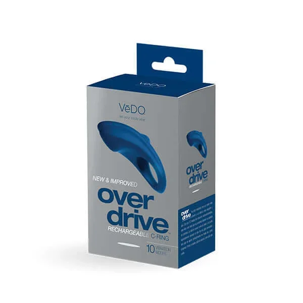 Vedo Overdrive Plus Rechargeable Ring Midnight Madness Blue