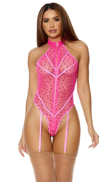 Velvet Heart High Neck Teddy