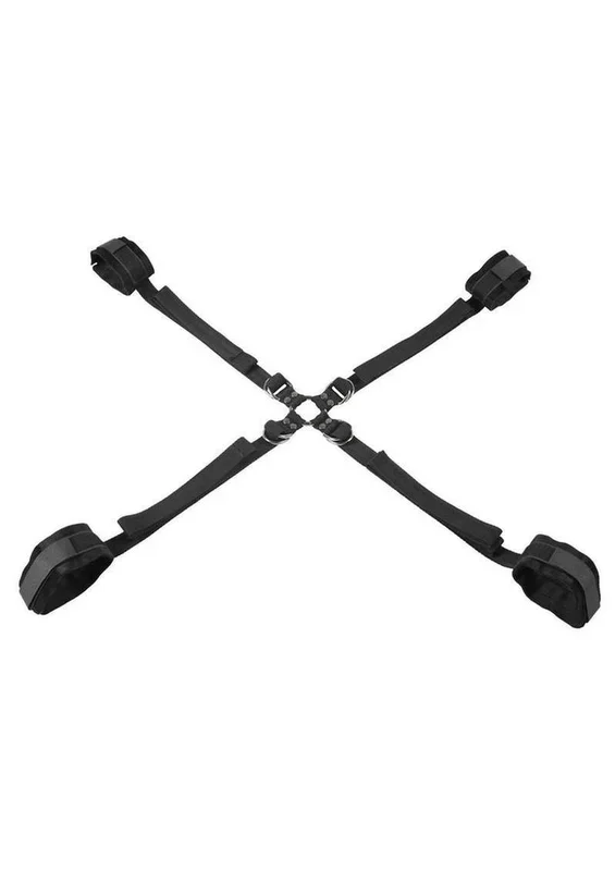 Velvet Noir Adjustable Hog Tie and Cuff