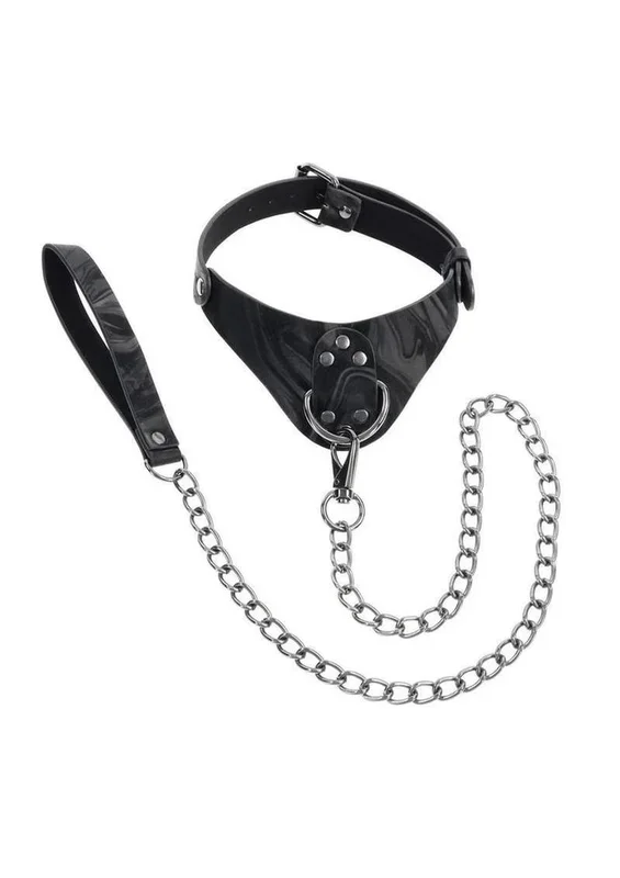 Velvet Noir Collar and Leash