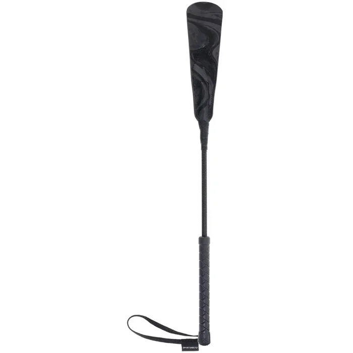 Velvet Noir Strike Riding Crop