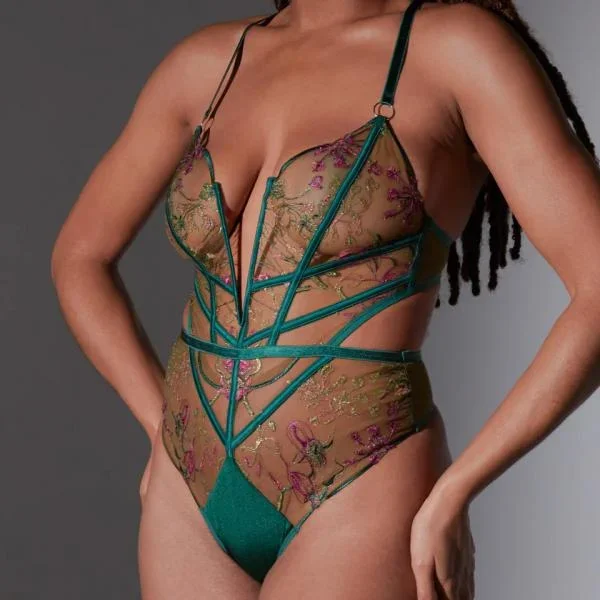 Venus Bodysuit – Emerald –