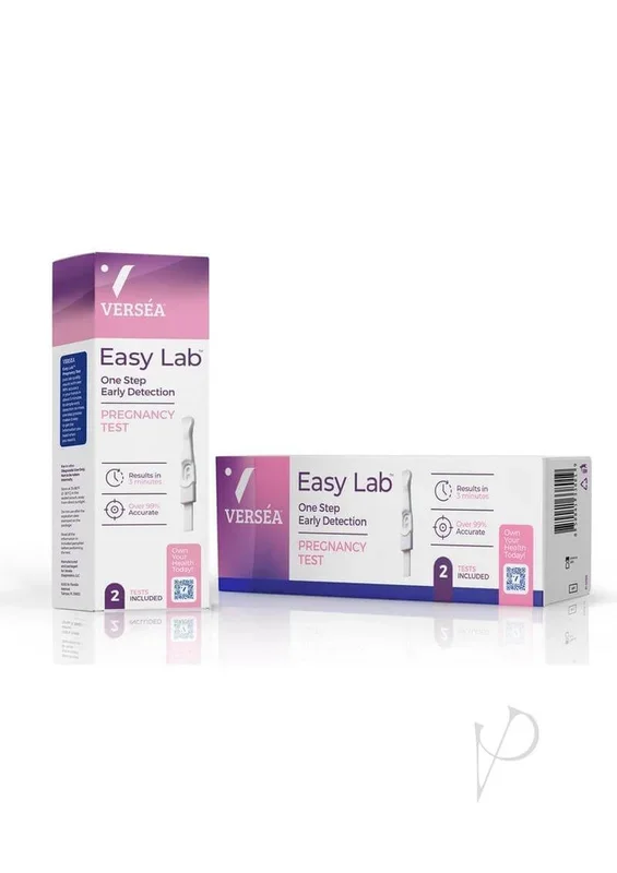 Versea Easy Lab Pregnancy Test 2-Pack – Accurate Early Pregnancy Testing at Home
