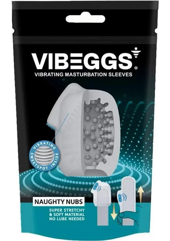 Vibeggs Naughty Nubs Unisex Masturbation Egg