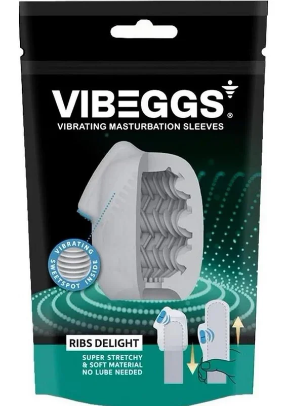 Vibeggs Ribs Delight Unisex Masturbation Egg