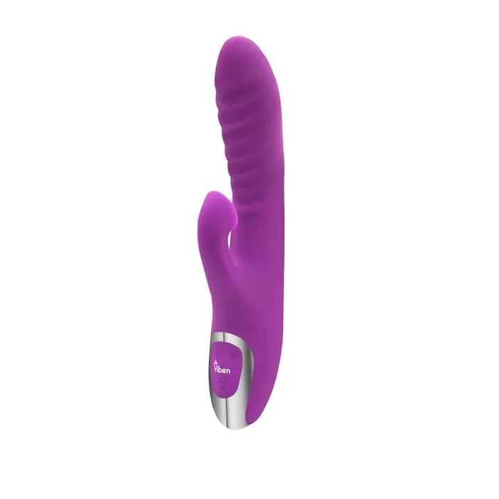 Viben Frenzy Suction Rabbit Vibe in Berry