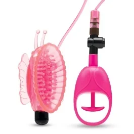 vibrating mini butterly pussy pump with quick release