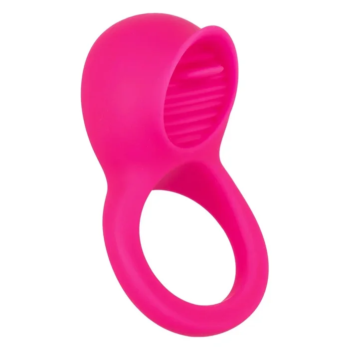 Vibrating Tongue Teaser Silicone Cock Ring