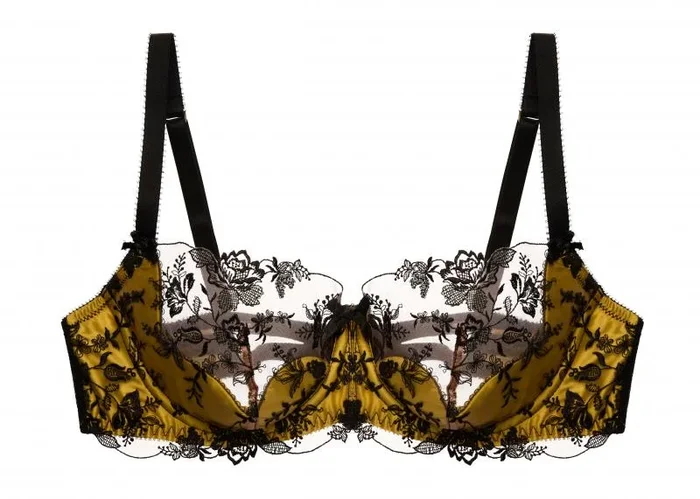 Victresse Balconette Bra – Chartreuse/Black –