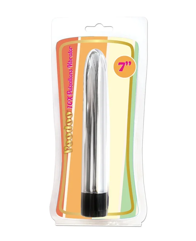 Voodoo 9″ Multi Speed Vibrator – Silver