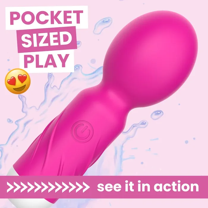 Wanda Mini Pocket Play Wand Vibrator – Strong Cl*t O’s During Sex!