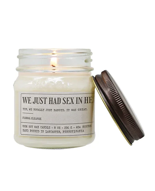 We Just Had Sex In Here – Funny Candle 8 oz Soy Wax