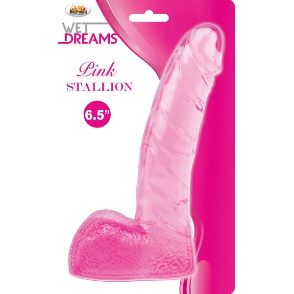 Wet Dreams Pink Stallion 6.5 inches Dildo