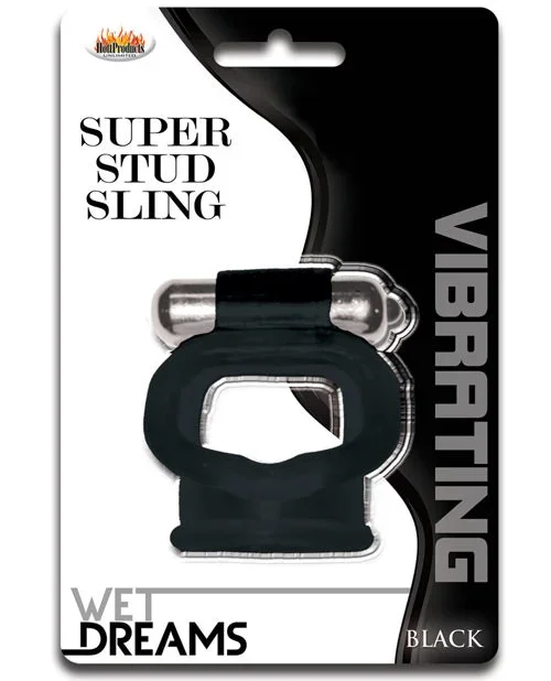 Wet Dreams Super Stud Sling – Black