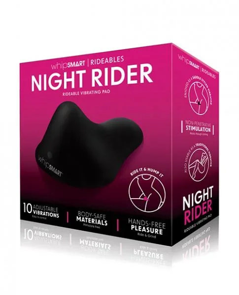 Whipsmart Rideables Night Rider Vibrating Pad – Black