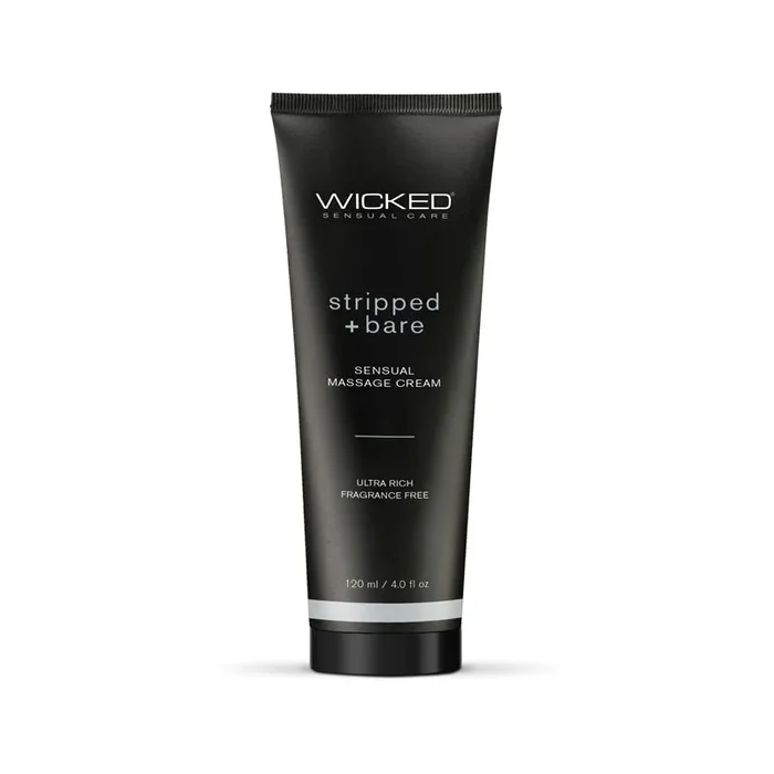 Wicked Stripped Bare Sensual Massage Cream 120ml