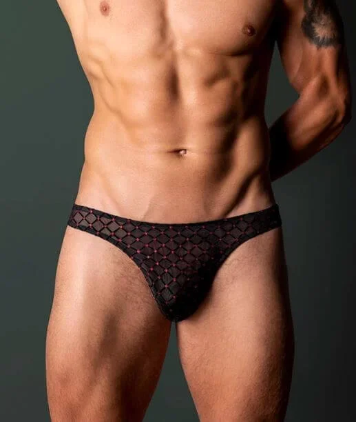 Widow Maker Uplift Thong Black L/XL