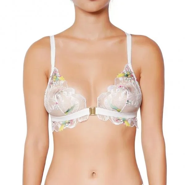 Winter Romance Bralette – Floral White –