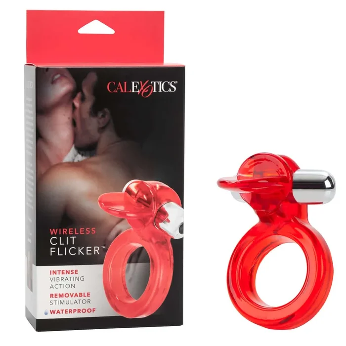 Wireless Clit Flicker Stimulator Ring – Waterproof Couples Enhancer with Intense Clitoral Stimulation