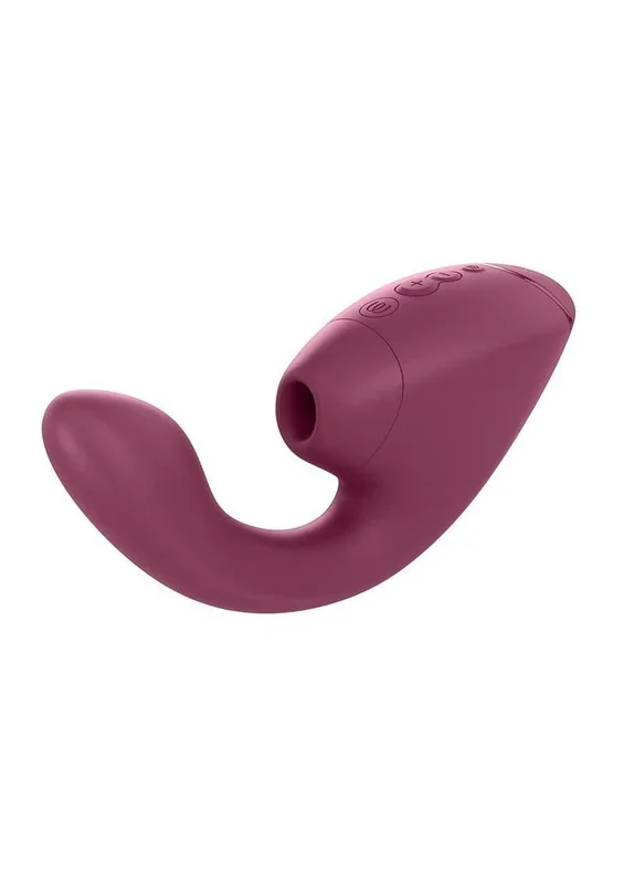 Womanizer Next Duo Rechargeable Silicone Dual G-Spot and Clitoral Stimulator – Dark Pink