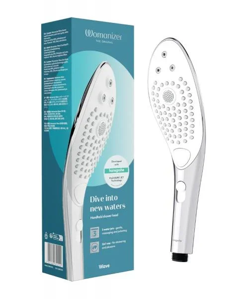 Womanizer Wave Shower Head – Chrome