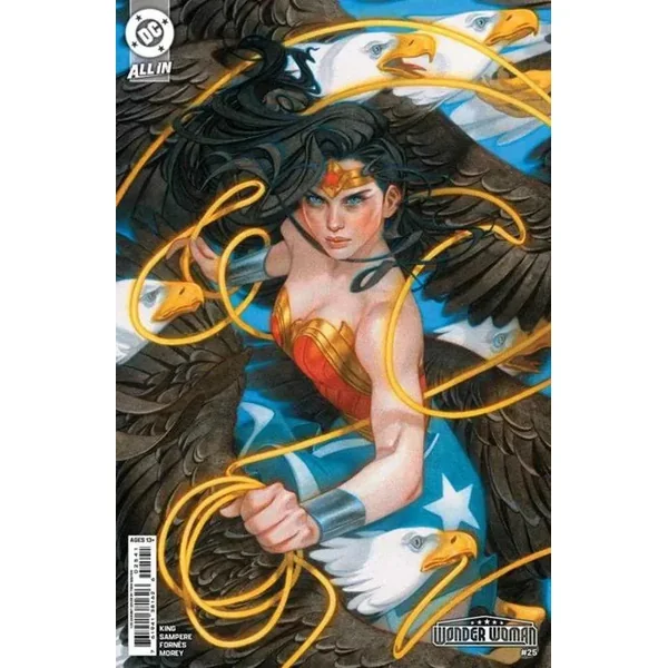Wonder Woman #25 Cover H 1 in 25 Tran Nguyen Card Stock Variant