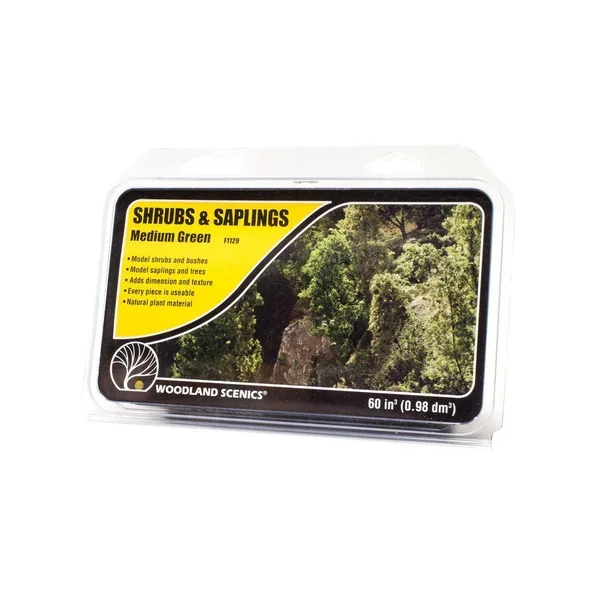 Woodland Shrubs & Saplings Medium Green #1129