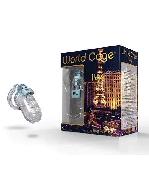 World Cage Vegas Male Chastity Kit – Medium 85 mm x 38 mm