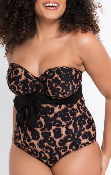 Wrapsody Swimsuit – Leopard Print –