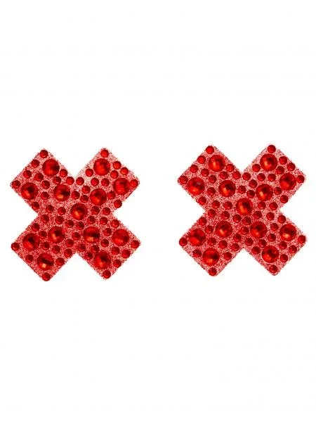 X Factor Adhesive Nipple Jewel – Red