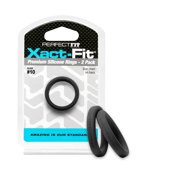 Xact-Fit #10 1in 2 Pk Precision Cock Ring Set