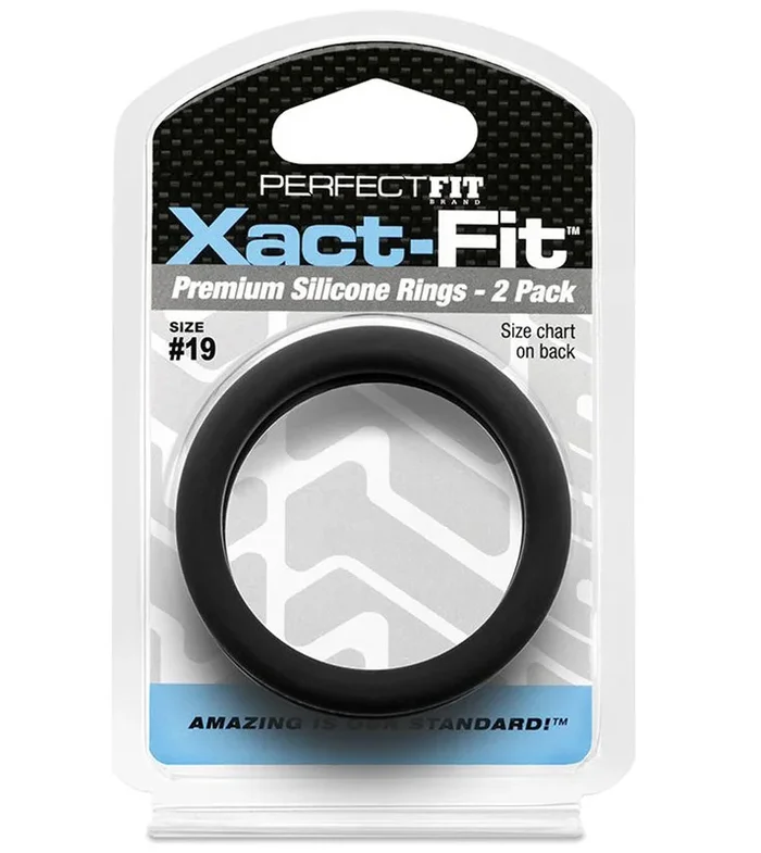 Xact-Fit Size 19 Cock Ring 2-Pack – Precise Fit