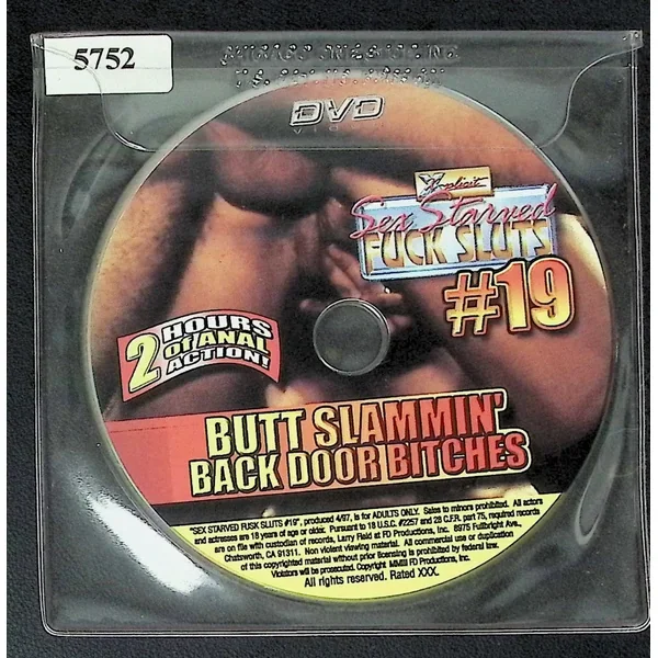 Xplicit Sex Starved Fucked Sluts – No Case or Cover Art – #19 Adult DVD FD Productions 081425ADVD-B