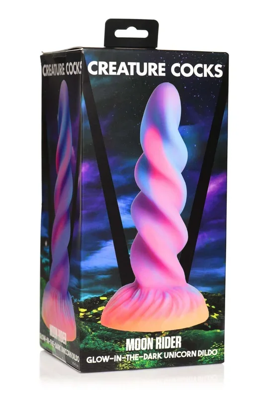XR Brands Creature Cocks Moon Rider Glow In The Dark Unicorn Dildo: Experience Magical Sensations