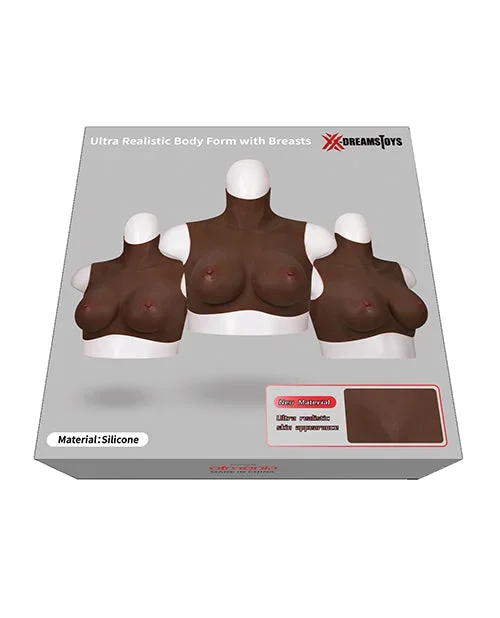 XX-DREAMTOYS Ultra Realistic E Cup Breast Form Large – Black