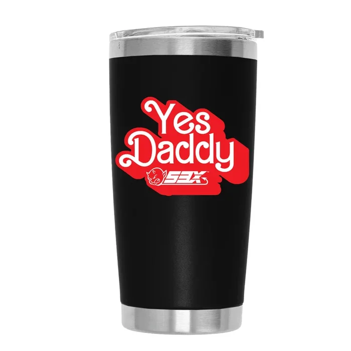 YESDADDY_RETRO-53X 20oz TUMBLER – BLACK