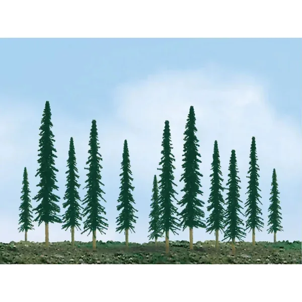 Z Scale JTT – Scenic Conifer 1″ to 2″ – 92009