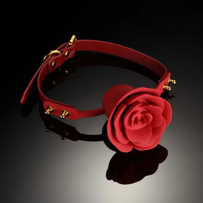 ZALO & UPKO Doll Designer Collection Rose Ball Gag – Red