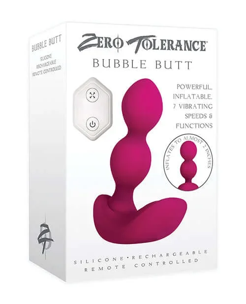 Zero Tolerance Bubble Butt Vibrating Inflatable Plug – Remote Controlled Anal Pleasure